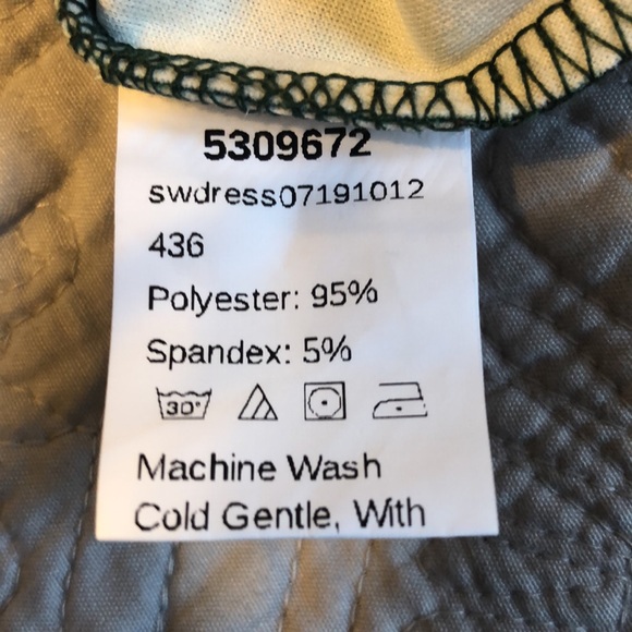 Greens and Red Plaid Dress - Picture 3 of 3